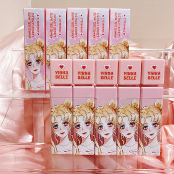 Anime girl matte liquid lipstick - non transfer & waterproof